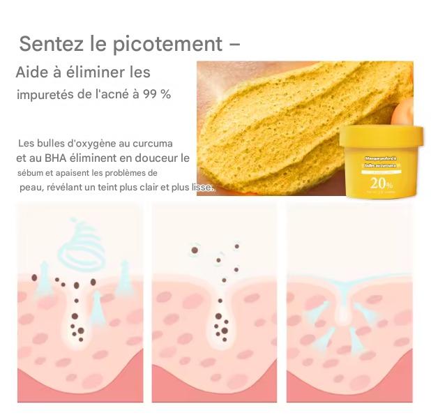 Masque Oxygène Éclat au Curcuma