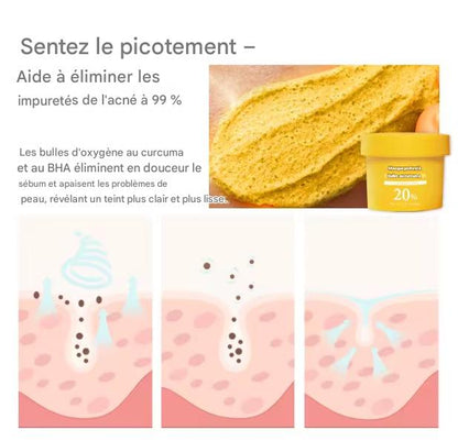 Masque Oxygène Éclat au Curcuma